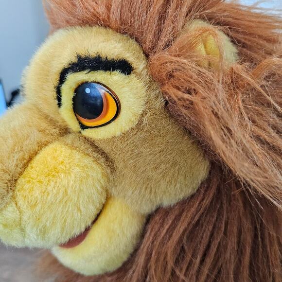 Disney The Lion King Simba Plush Hand Puppet Large Stuffed Animal 23" Vintage - Picture 4 of 12